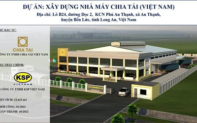 Dự án xây dựng Nhà máy hạt giống Chia tải Việt Nam