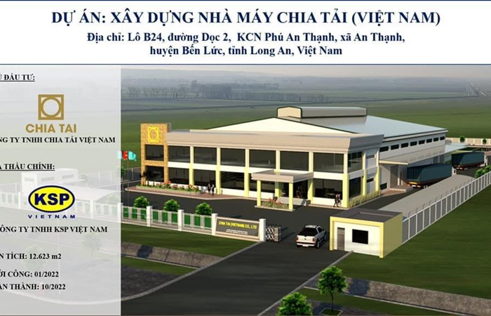 Dự án xây dựng Nhà máy hạt giống Chia tải Việt Nam